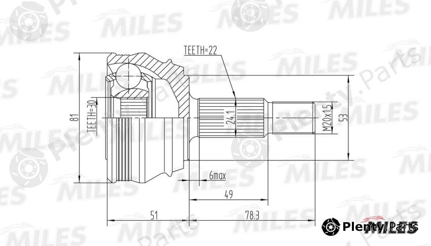  MILES part GA20514 Replacement part