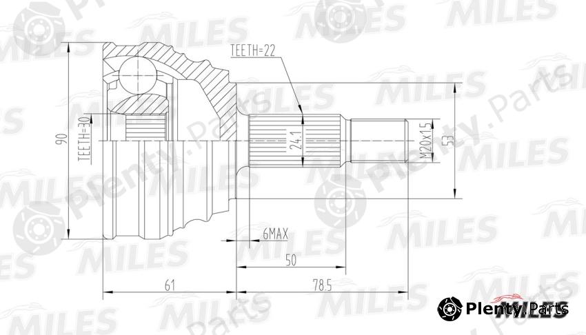  MILES part GA20517 Replacement part
