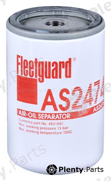  FLEETGUARD part AS2474 Air Filter, compressor