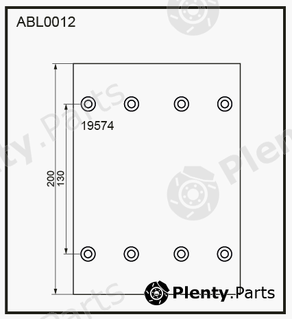  ALLIED NIPPON part ABL0012 Replacement part