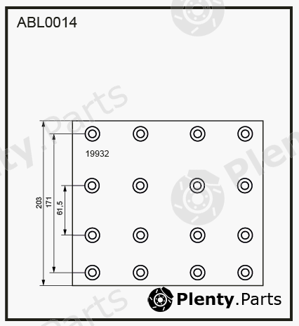  ALLIED NIPPON part ABL0014 Replacement part