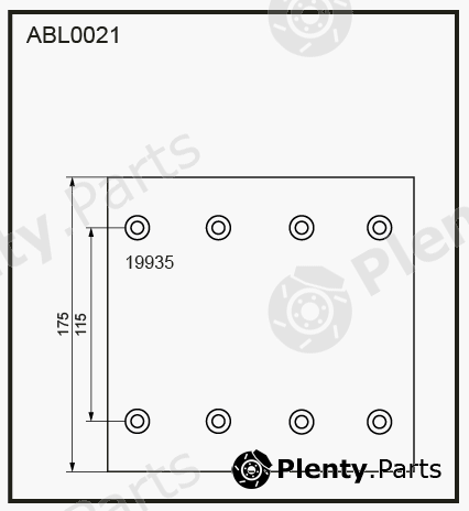  ALLIED NIPPON part ABL0021 Replacement part