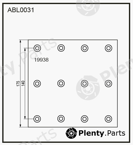  ALLIED NIPPON part ABL0031 Replacement part