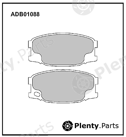  ALLIED NIPPON part ADB01088 Disc Brake Pads Mitsubishi Canter / Mitsubishi Canter