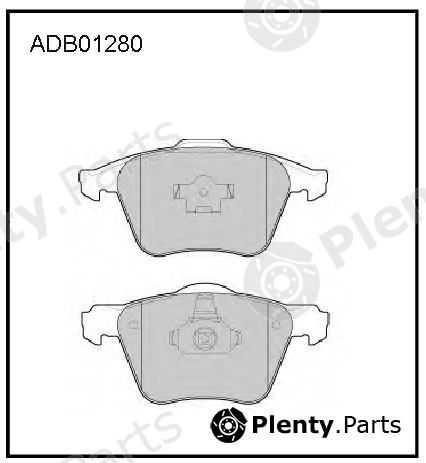  ALLIED NIPPON part ADB01280 Brake Pad Set, disc brake