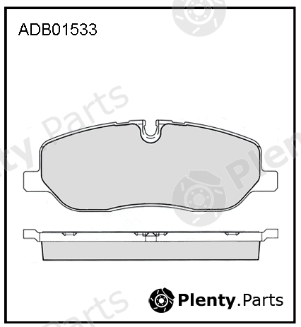  ALLIED NIPPON part ADB01533 Brake Pad Set, disc brake