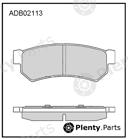  ALLIED NIPPON part ADB02113 Brake Pad Set, disc brake