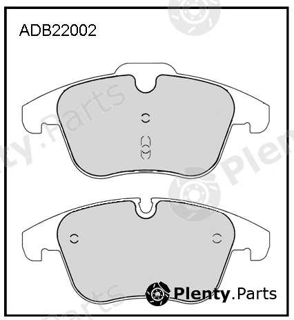  ALLIED NIPPON part ADB22002 Brake Pad Set, disc brake
