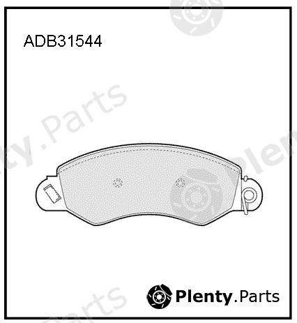  ALLIED NIPPON part ADB31544 Brake Pad Set, disc brake