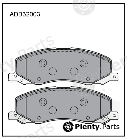  ALLIED NIPPON part ADB32003 Brake Pad Set, disc brake