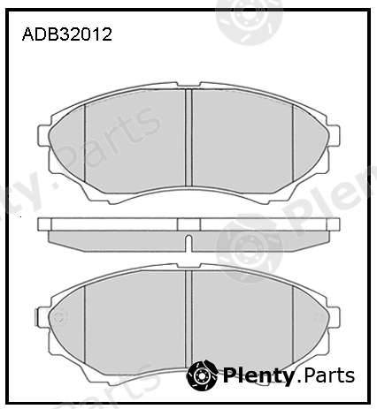  ALLIED NIPPON part ADB32012 Brake Pad Set, disc brake