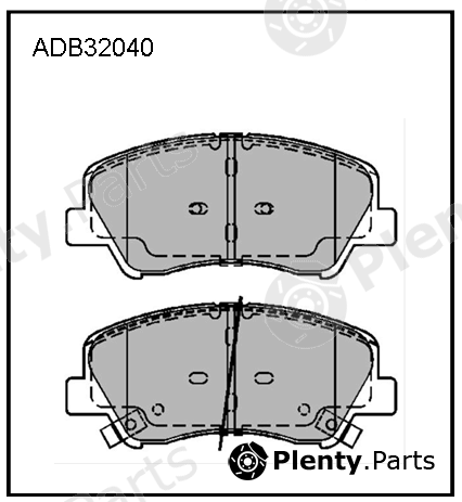  ALLIED NIPPON part ADB32040 Brake Pad Set, disc brake