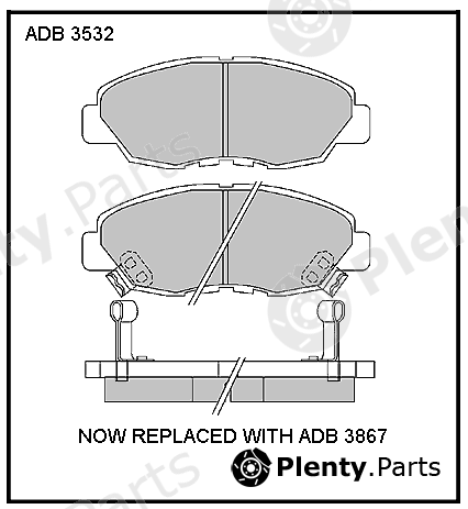 ALLIED NIPPON part ADB3532 Replacement part