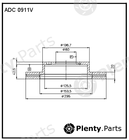  ALLIED NIPPON part ADC0911V Replacement part
