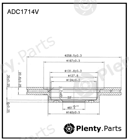  ALLIED NIPPON part ADC1714V Replacement part
