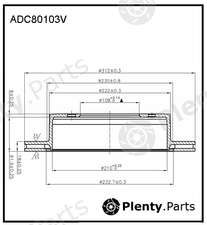  ALLIED NIPPON part ADC80103V Replacement part