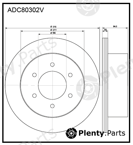  ALLIED NIPPON part ADC80302V Replacement part