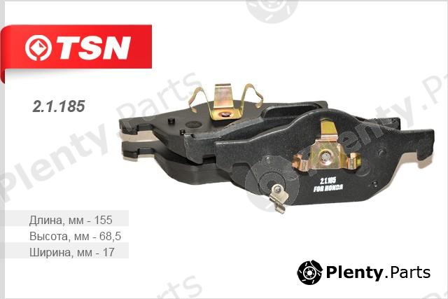  TSN part 21185 Brake Pad Set, disc brake