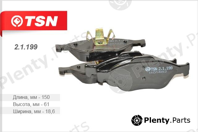  TSN part 21199 Brake Pad Set, disc brake