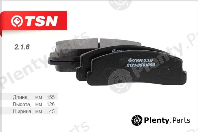  TSN part 216 Brake Pad Set, disc brake