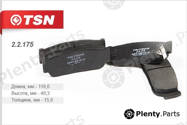  TSN part 22175 Brake Pad Set, disc brake