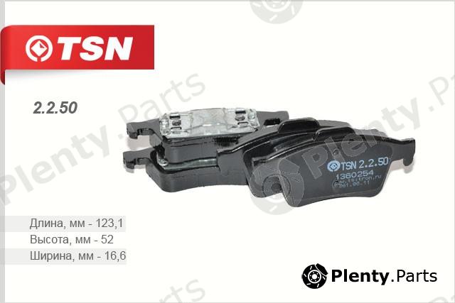  TSN part 2250 Brake Pad Set, disc brake