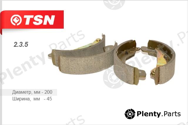  TSN part 2.3.5 (235) Brake Set, drum brakes