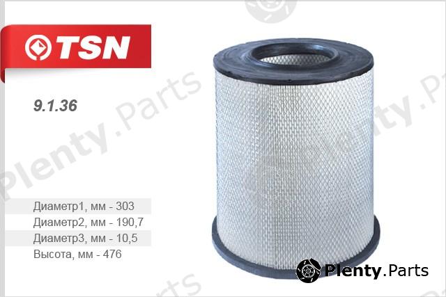  TSN part 9136 Air Filter