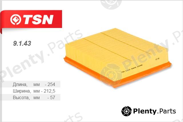  TSN part 9143 Air Filter