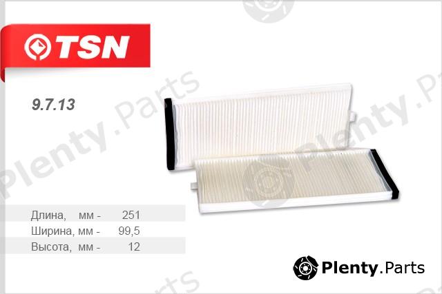  TSN part 9.7.13 (9713) Filter, interior air