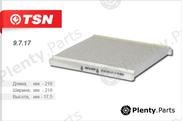  TSN part 9.7.17 (9717) Filter, interior air
