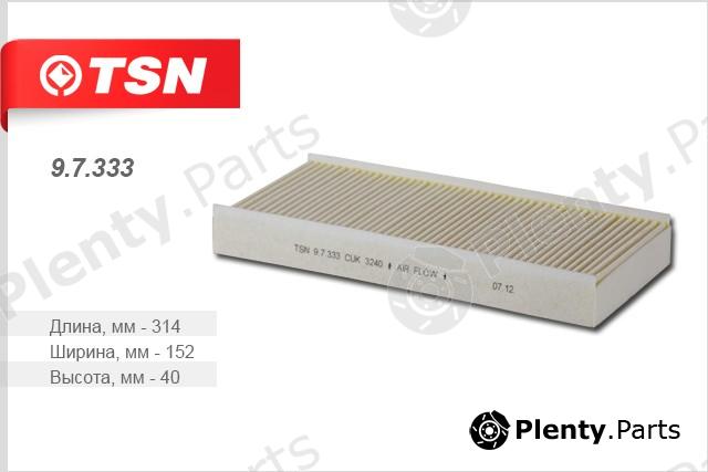  TSN part 97333 Filter, interior air