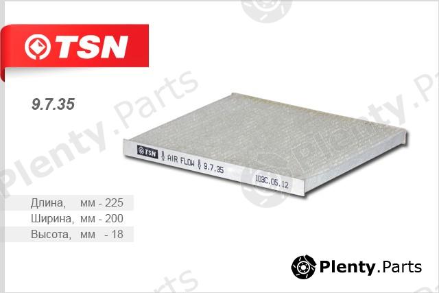  TSN part 9.7.35 (9735) Filter, interior air