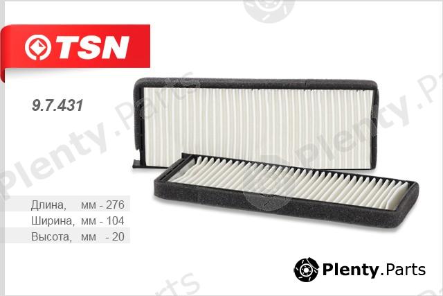  TSN part 97431 Filter, interior air
