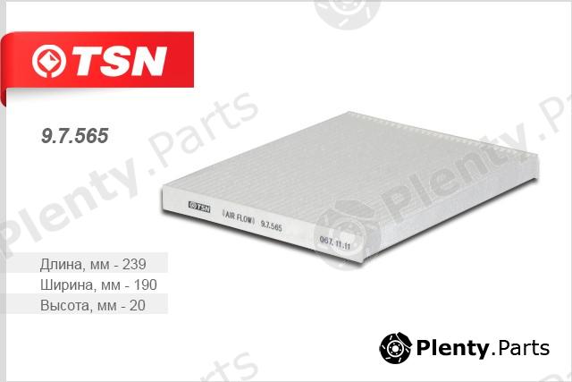  TSN part 9.7.565 (97565) Filter, interior air