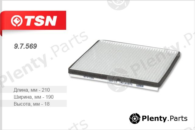  TSN part 97569 Filter, interior air