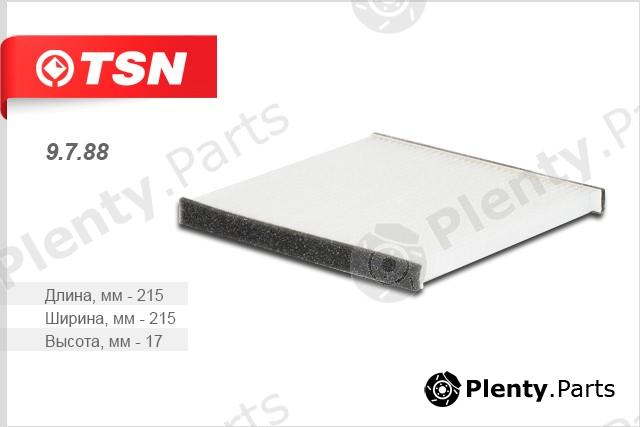  TSN part 9.7.88 (9788) Filter, interior air