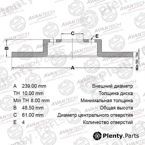  AVANTECH part BR0313 Replacement part