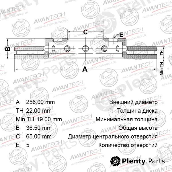  AVANTECH part BR2801 Replacement part
