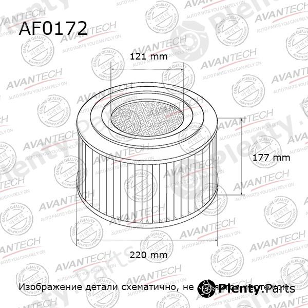  AVANTECH part AF0172 Replacement part
