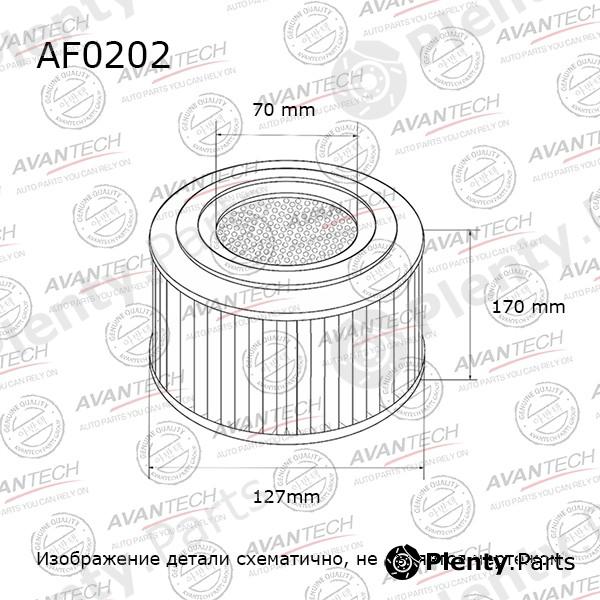  AVANTECH part AF0202 Replacement part
