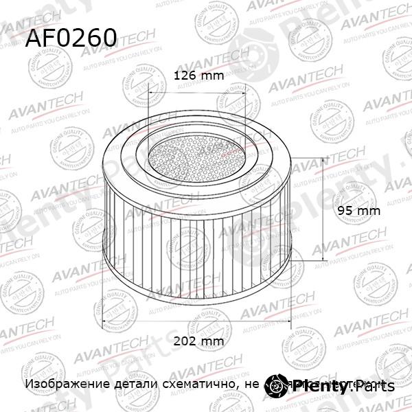  AVANTECH part AF0260 Replacement part