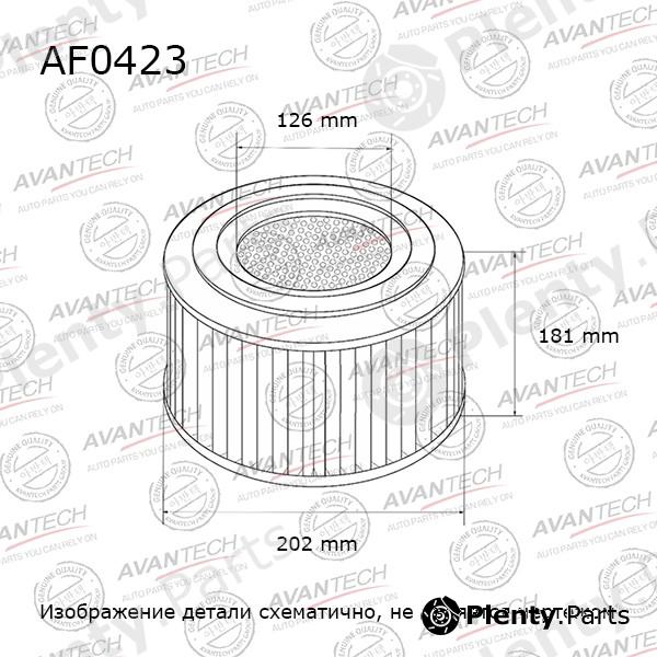  AVANTECH part AF0423 Replacement part