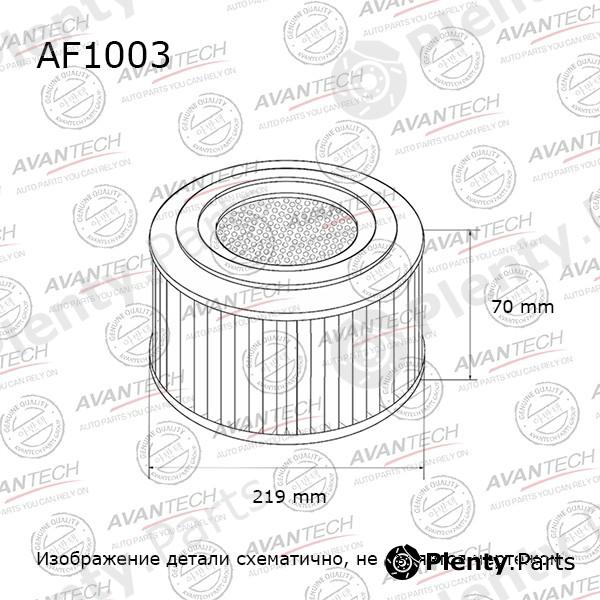  AVANTECH part AF1003 Replacement part