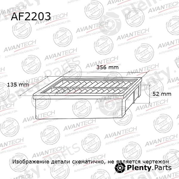  AVANTECH part AF2203 Replacement part