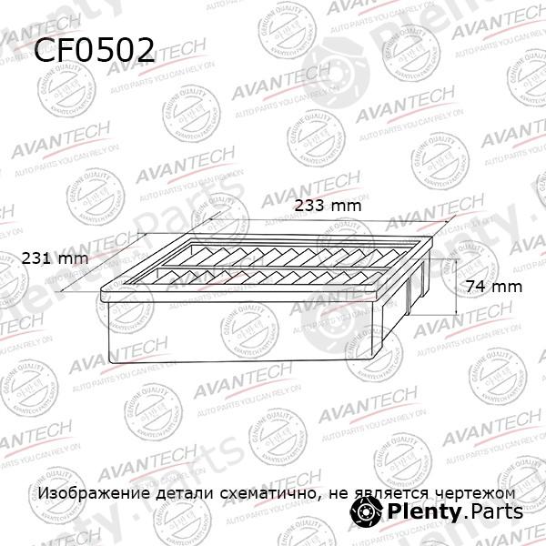 AVANTECH part CF0502 Replacement part