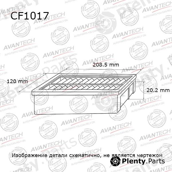  AVANTECH part CF1017 Replacement part