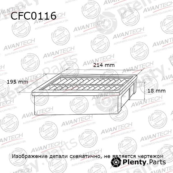  AVANTECH part CFC0116 Replacement part