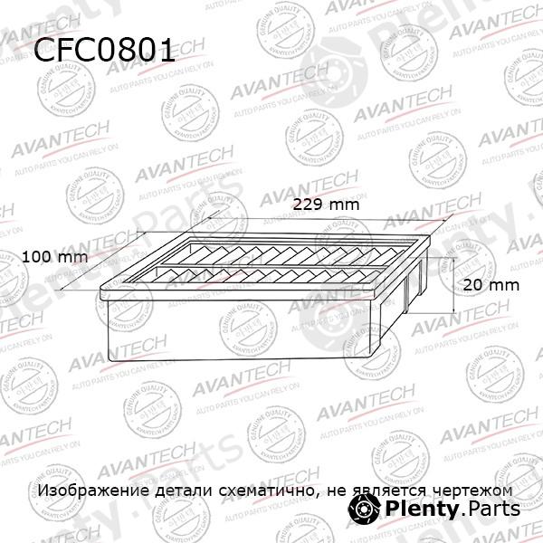  AVANTECH part CFC0801 Replacement part