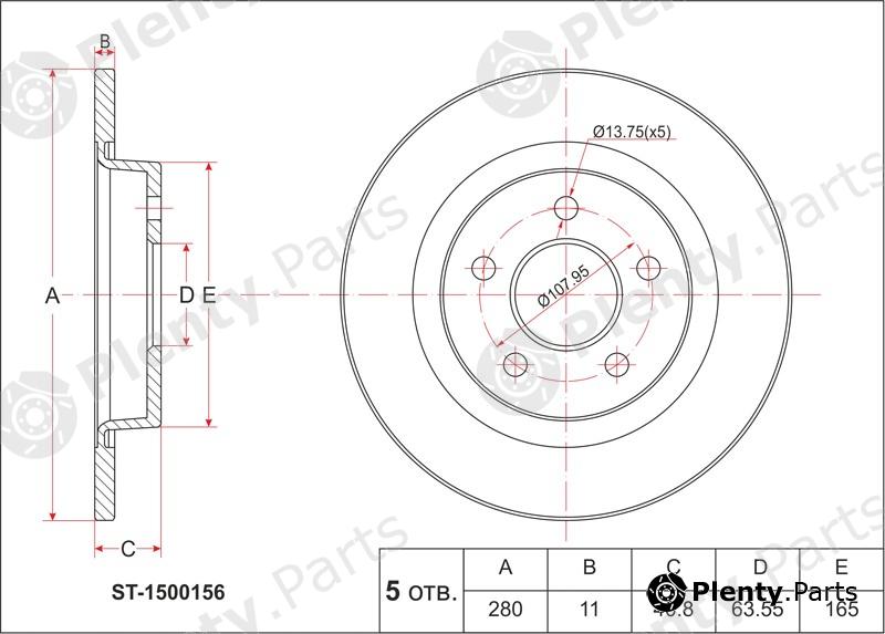  SAT part ST1500156 Replacement part